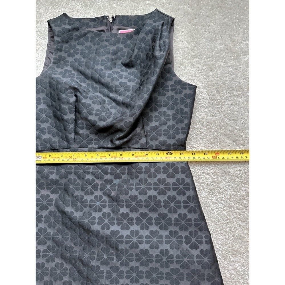 Kate Spade A-line Size 0 jacquard dress Black - Picture 8 of 11